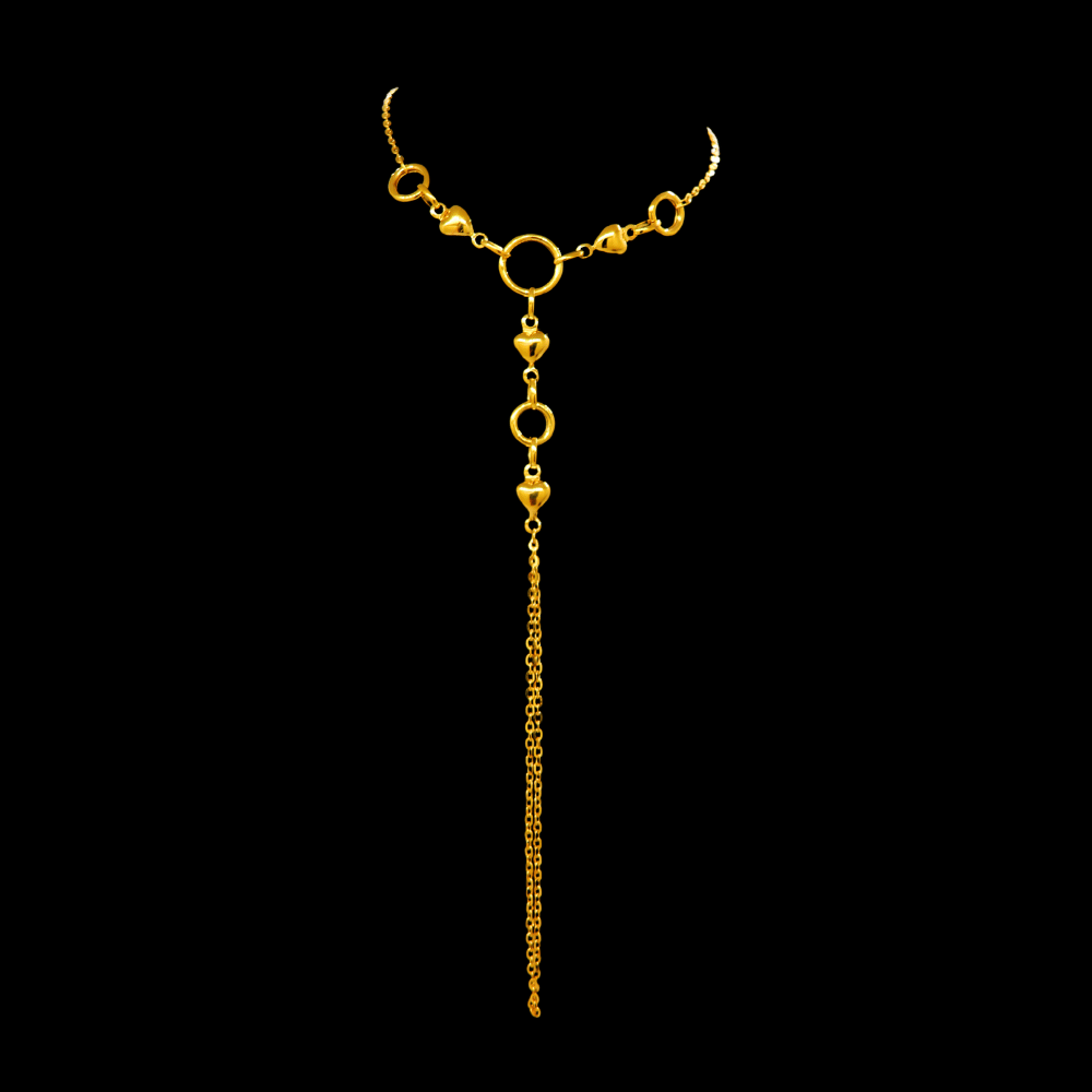 21K Gold Hand Bracelet  