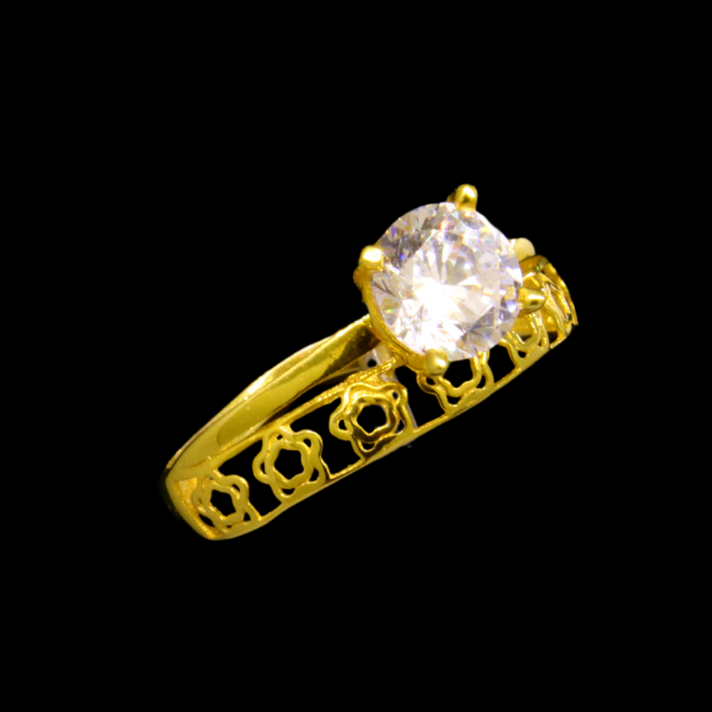 21K Gold Bridal Ring