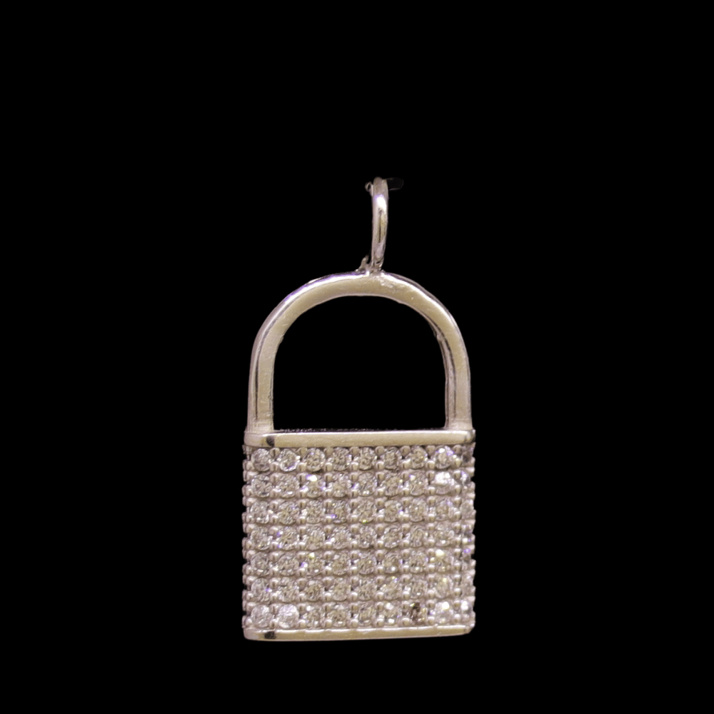 18K White Gold Pendant 