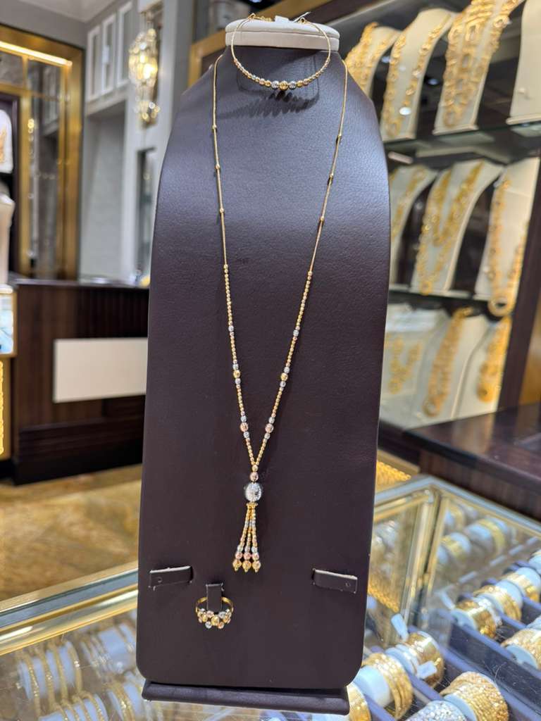 21K Gold Necklace  Set
