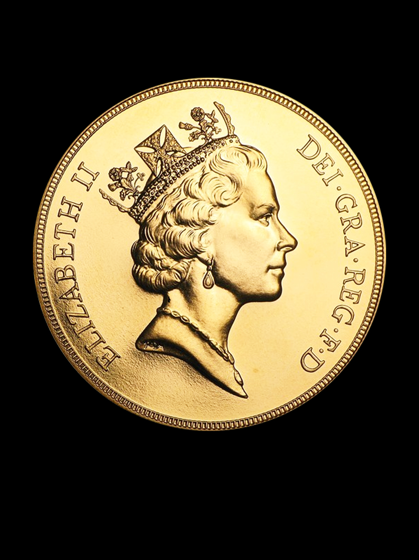 22K Five Pound British Coin