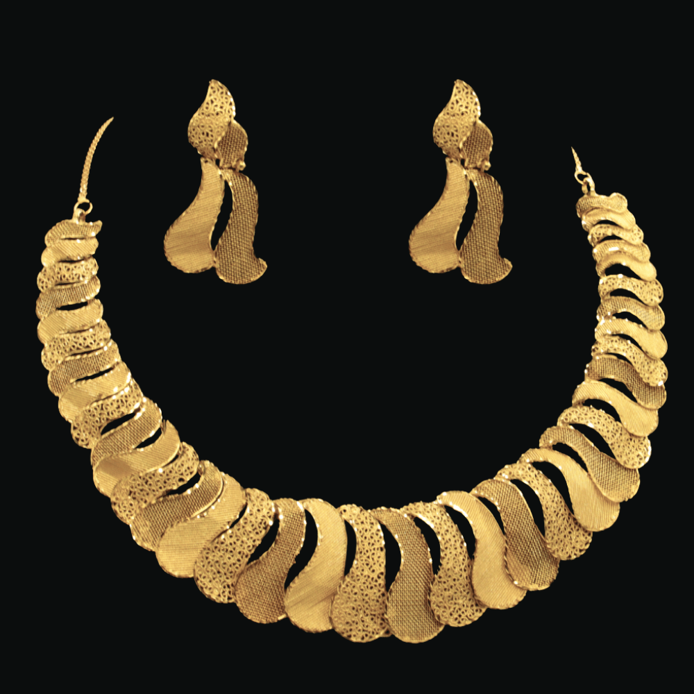 21K Gold Necklace Set