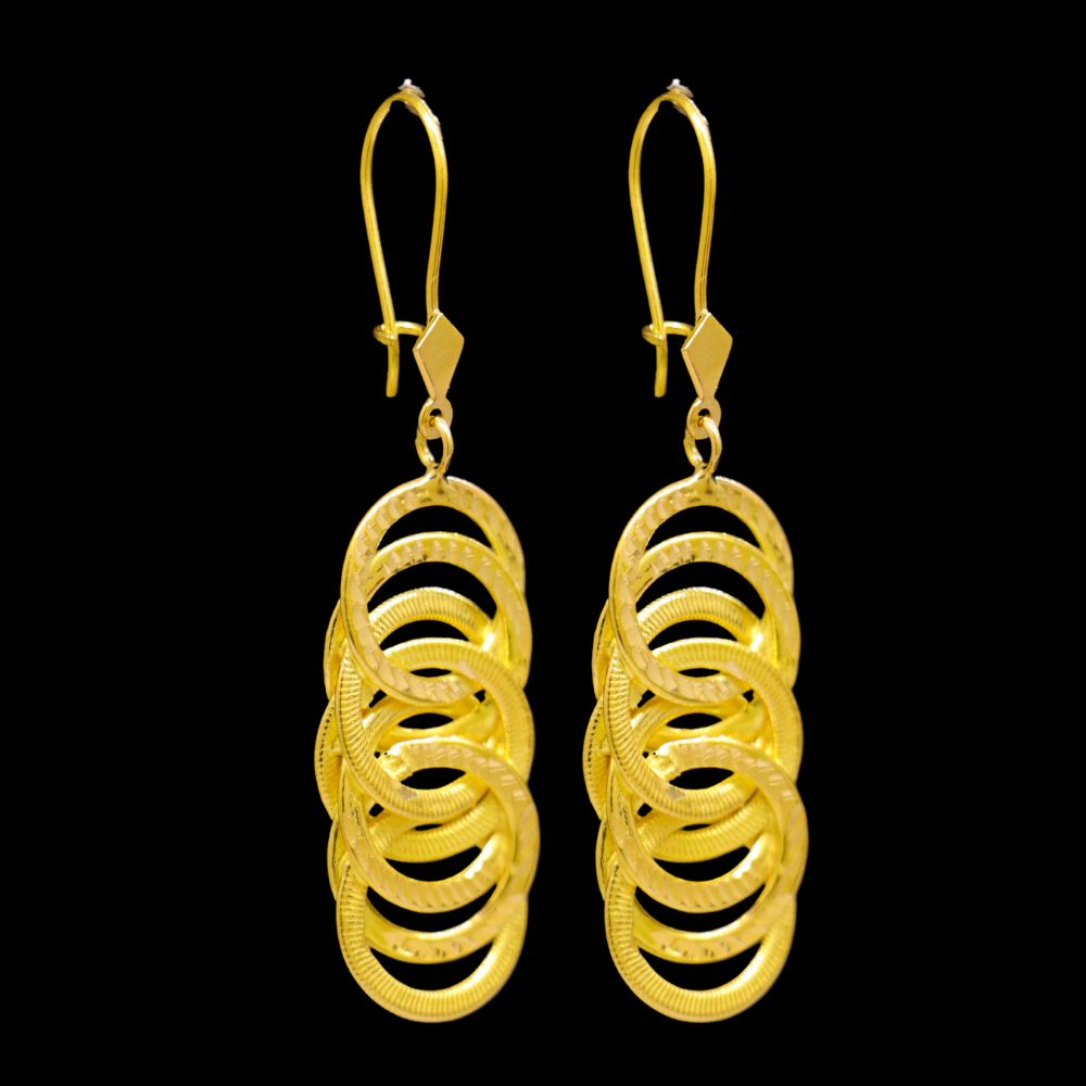 21K Gold Earrings