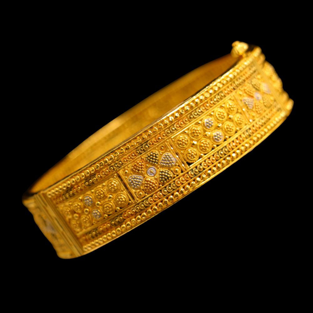 22K Gold Bangle Bracelet | SB25655