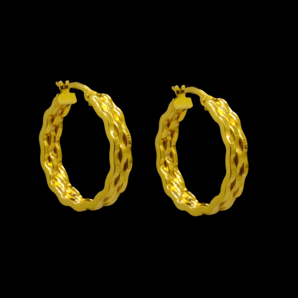 21K Gold Earrings