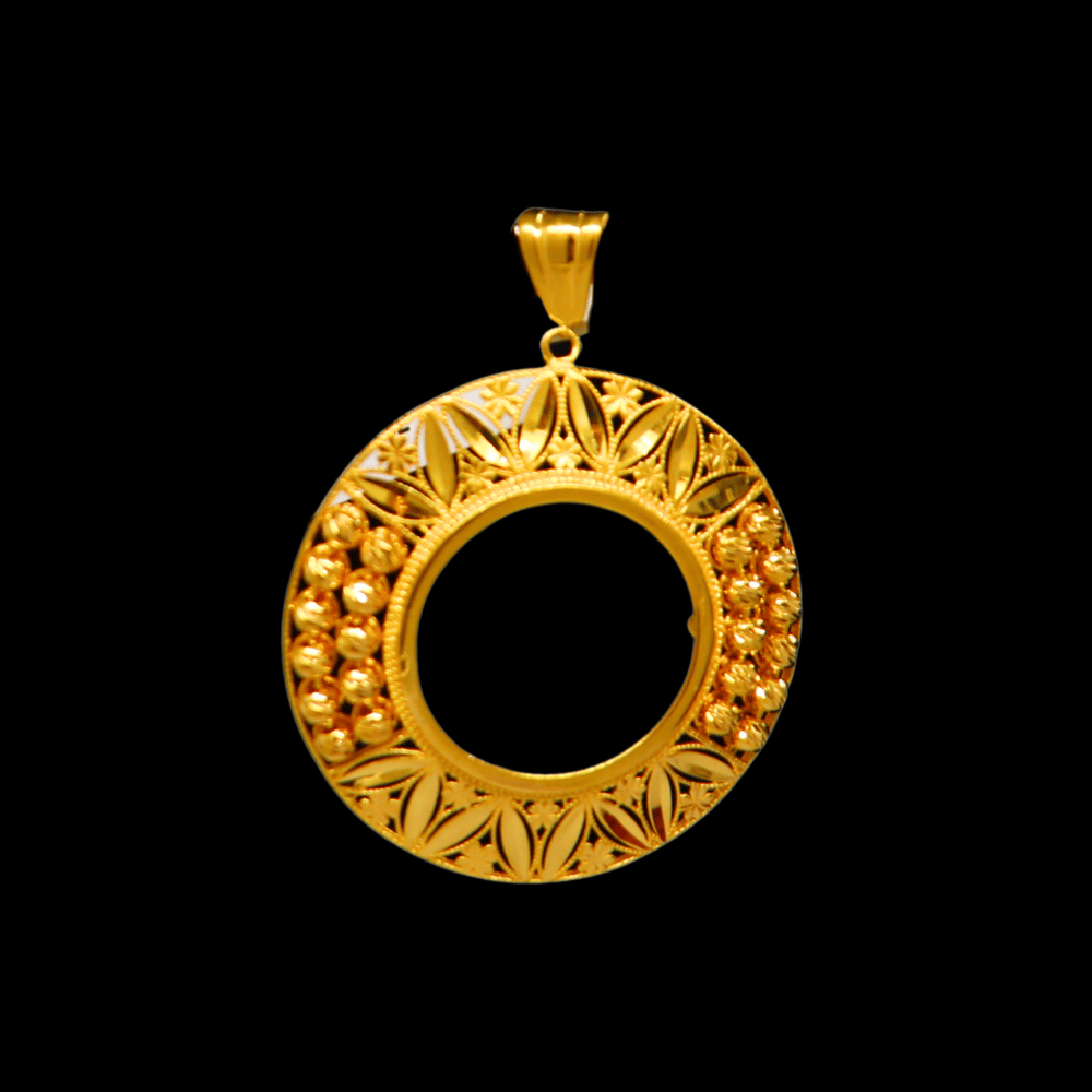 21K Gold Coin Frame  