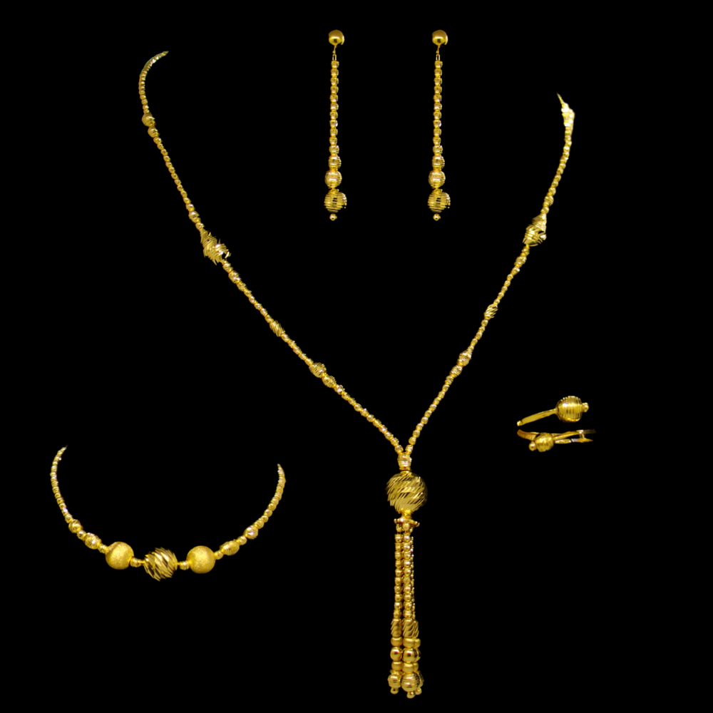 21K Gold Necklace Set