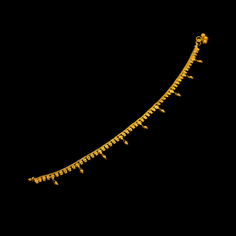 22K Gold Anklet