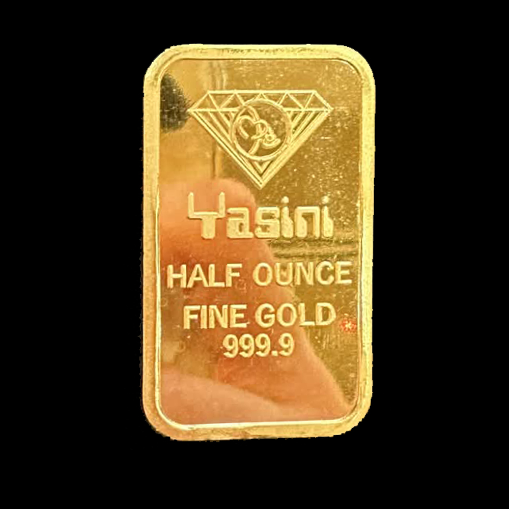 24K Gold Al-Aqsa Half Ounce Made By Yasini 