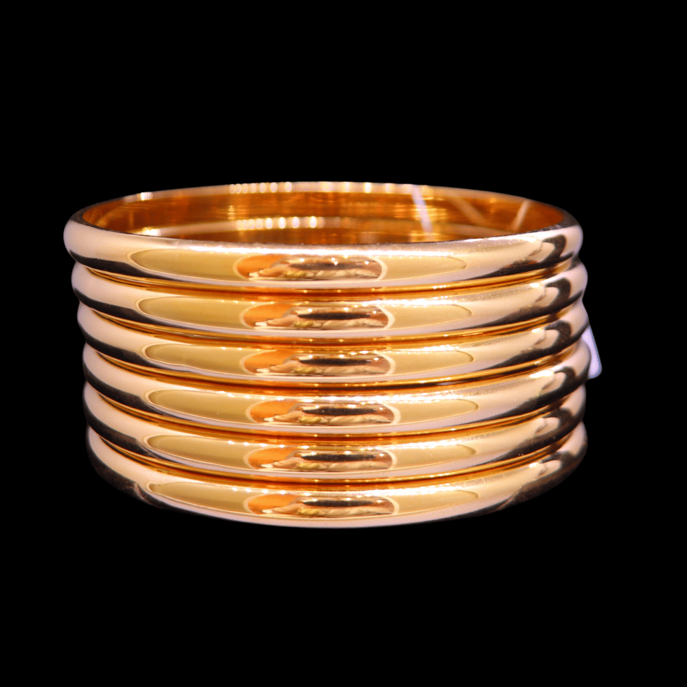 21K Gold Bangle Set (M) 