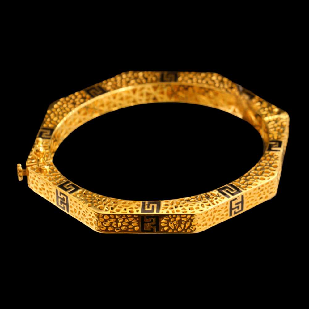 21K Gold Bangle Bracelet