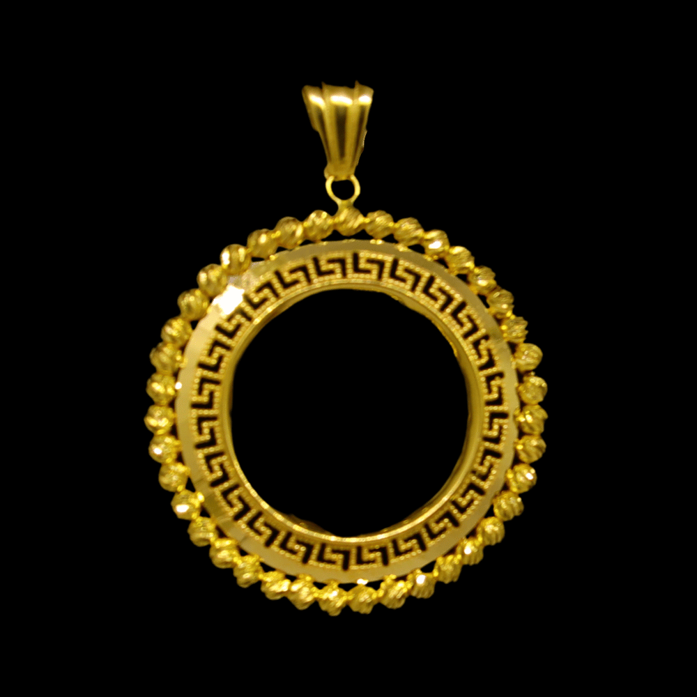 21K Gold Coin Frame  