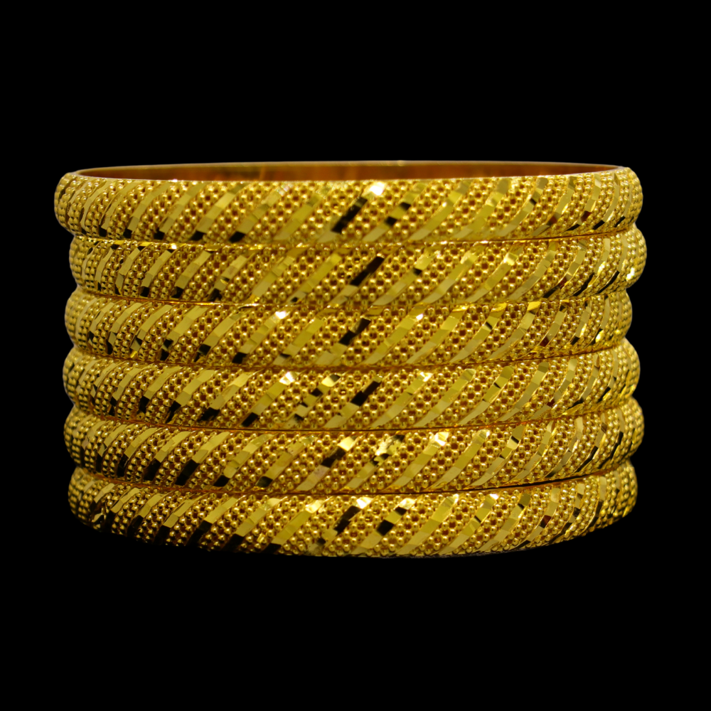 21K Gold Bangle Set (M)