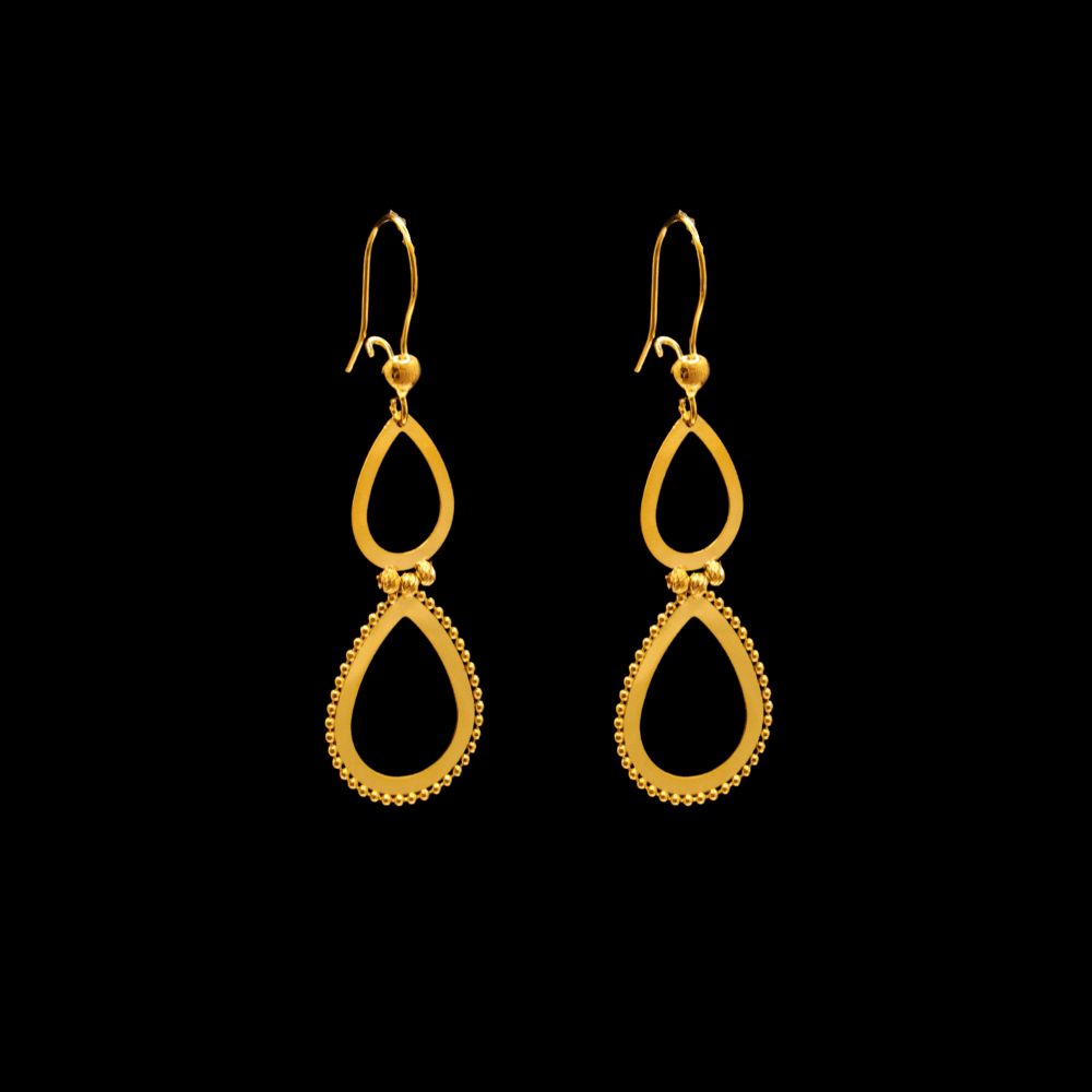 21K Gold Earrings  