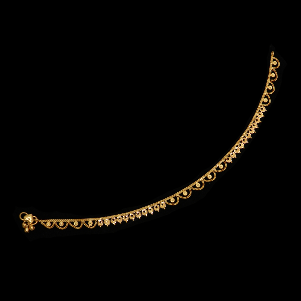 22K Gold Anklet
