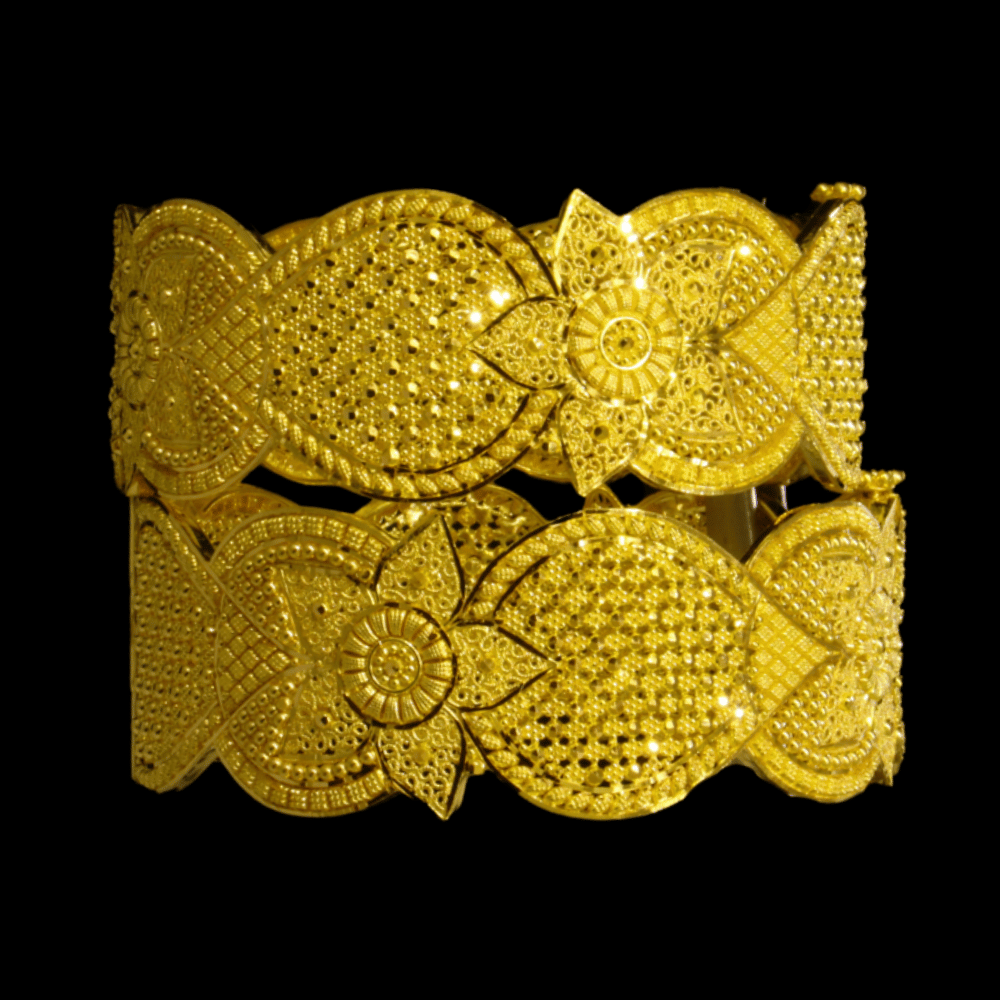 22K Gold Bangle Bracelet