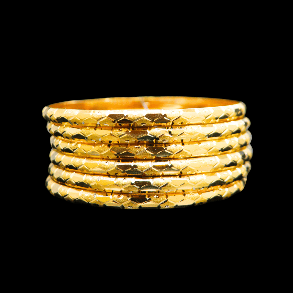 21K Gold Bangle Set (M) 