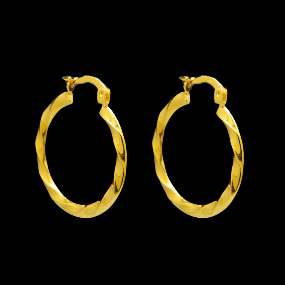 21K Gold Earrings     