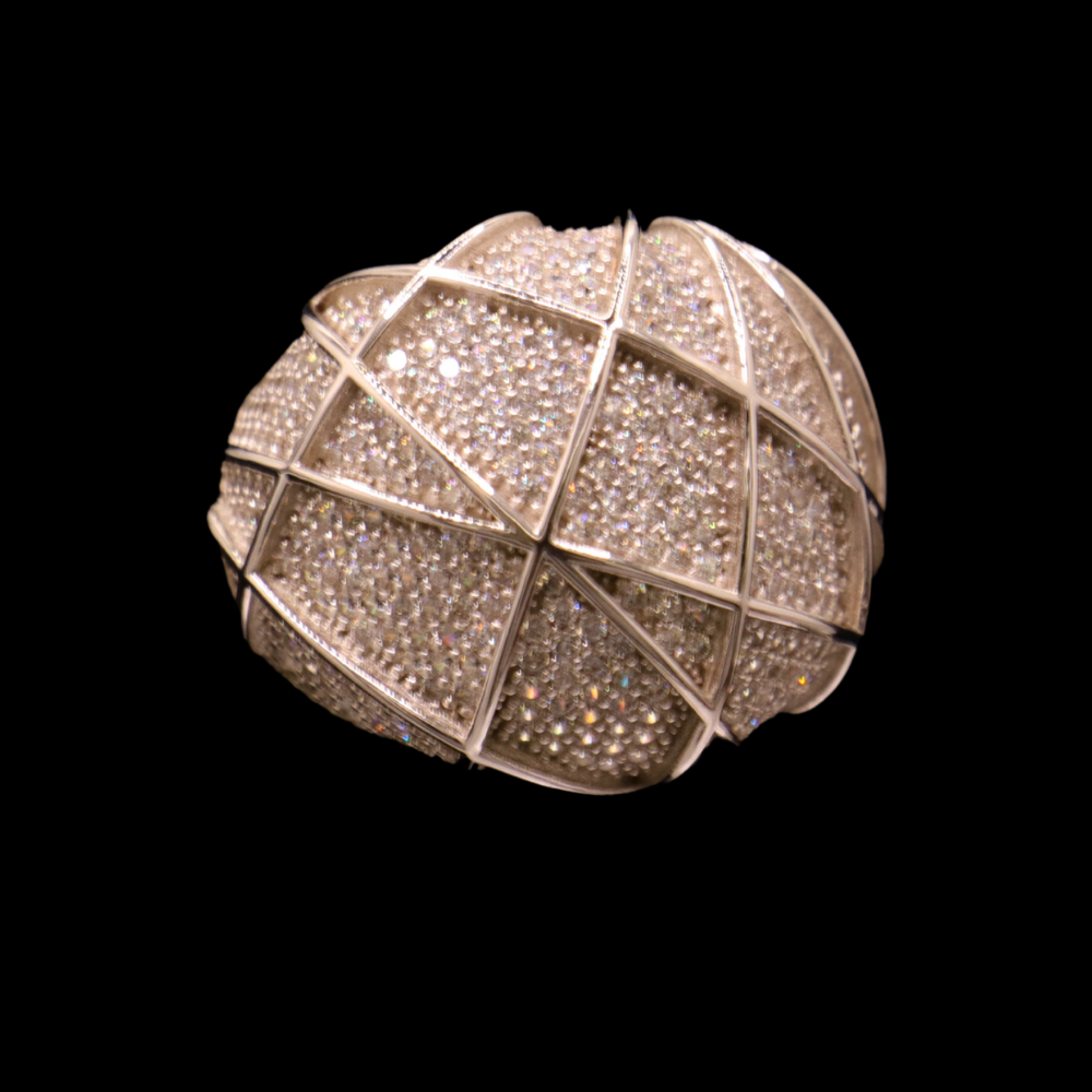 18K White Gold Ring
