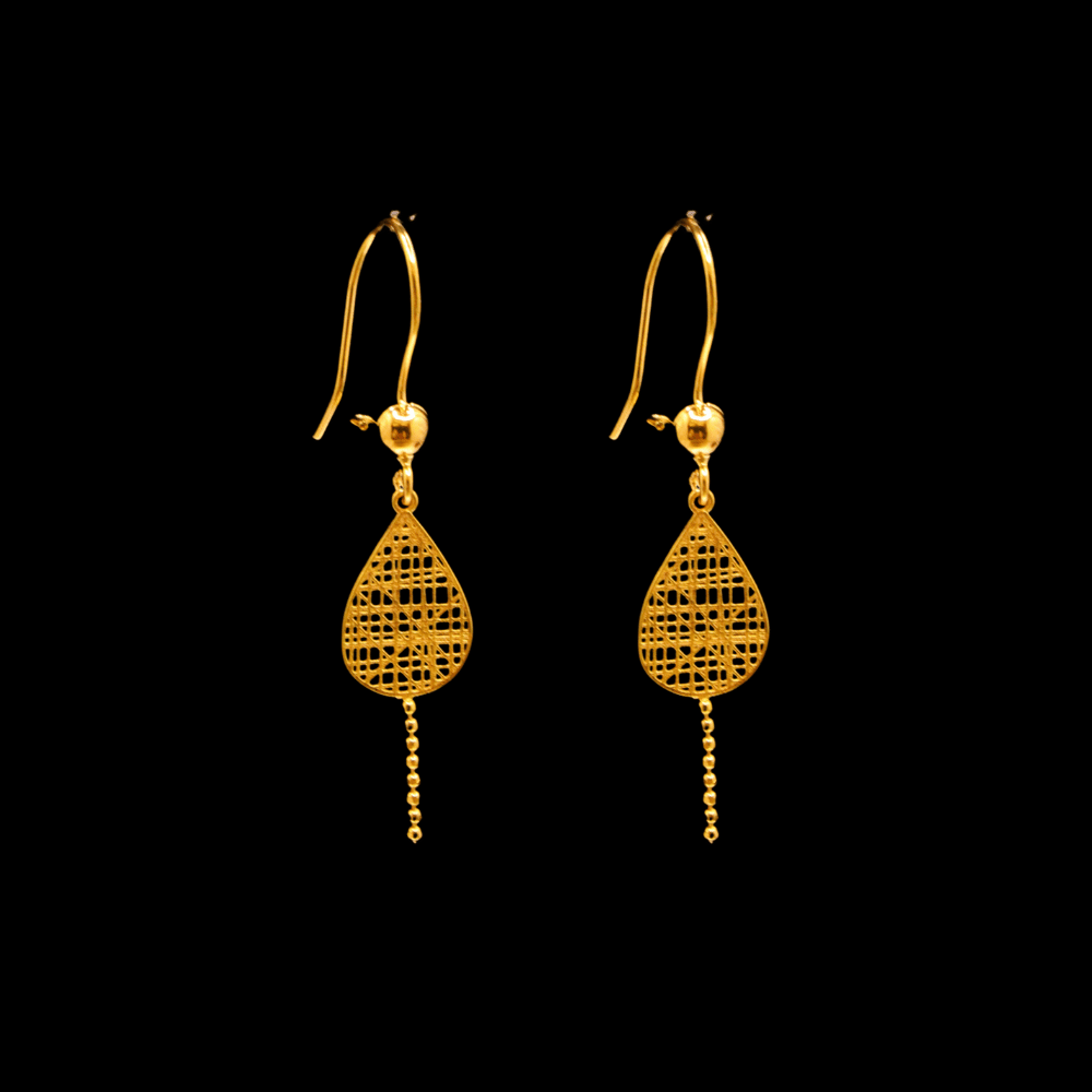 21K Gold Earrings  