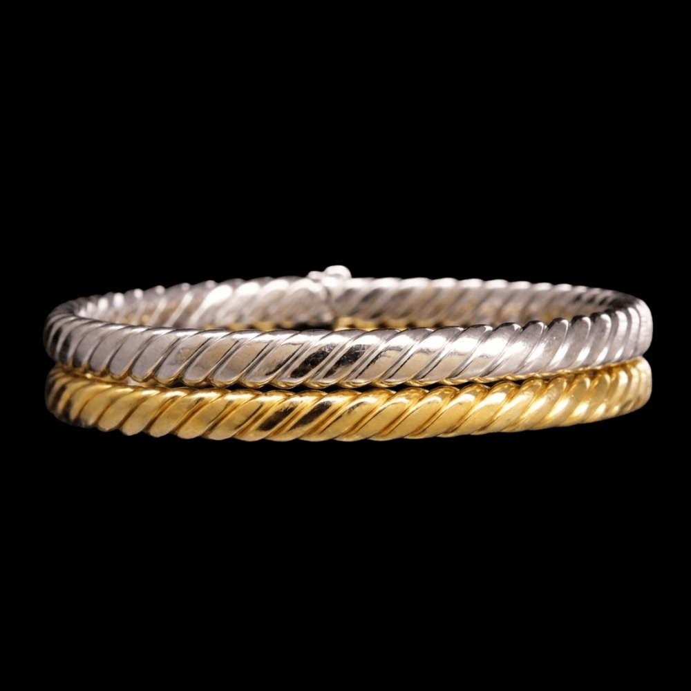 18K Gold Bangle  Bracelet   