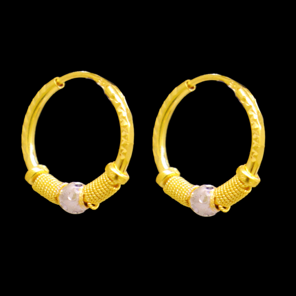 22K Gold Earring