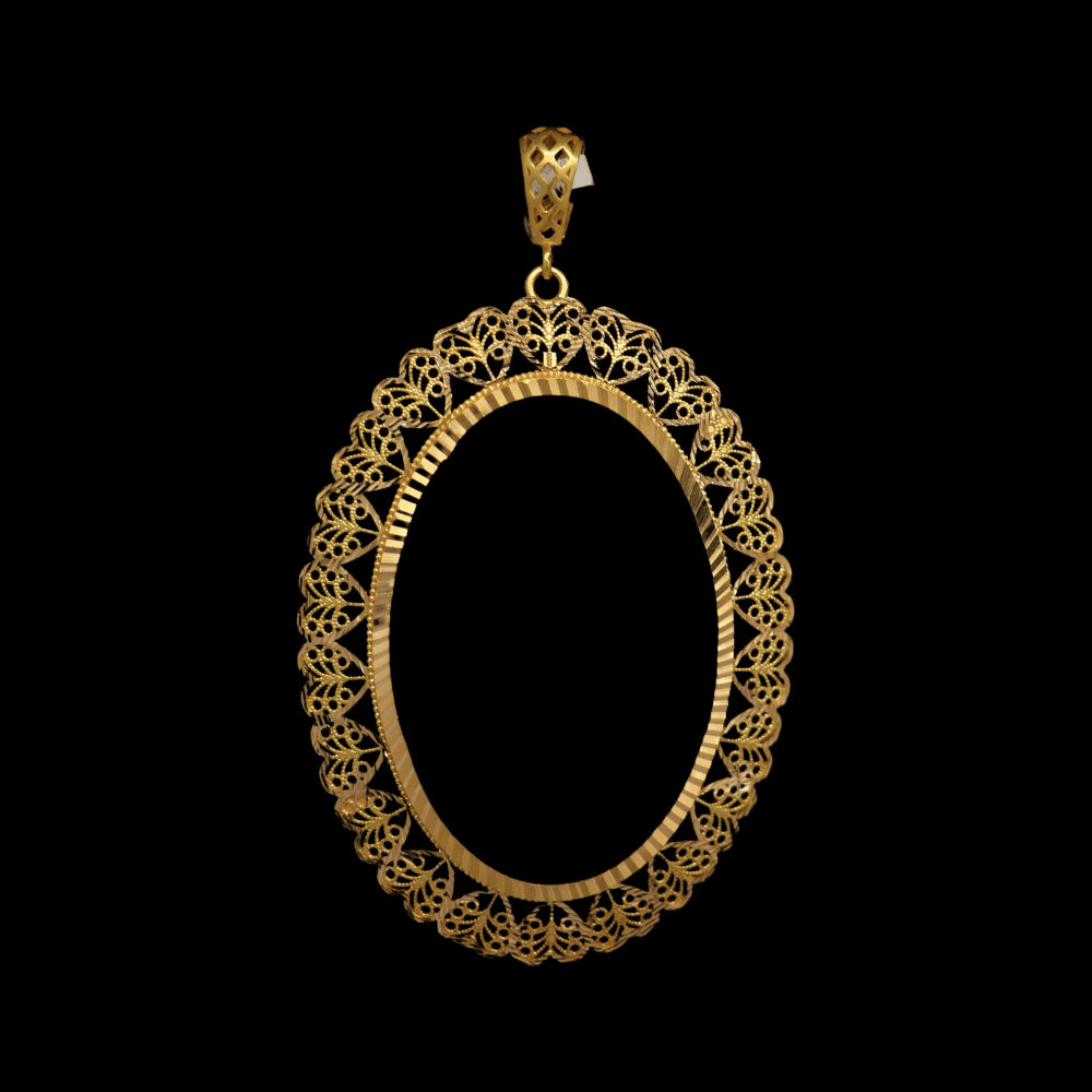 21K Gold Ounce Frame 