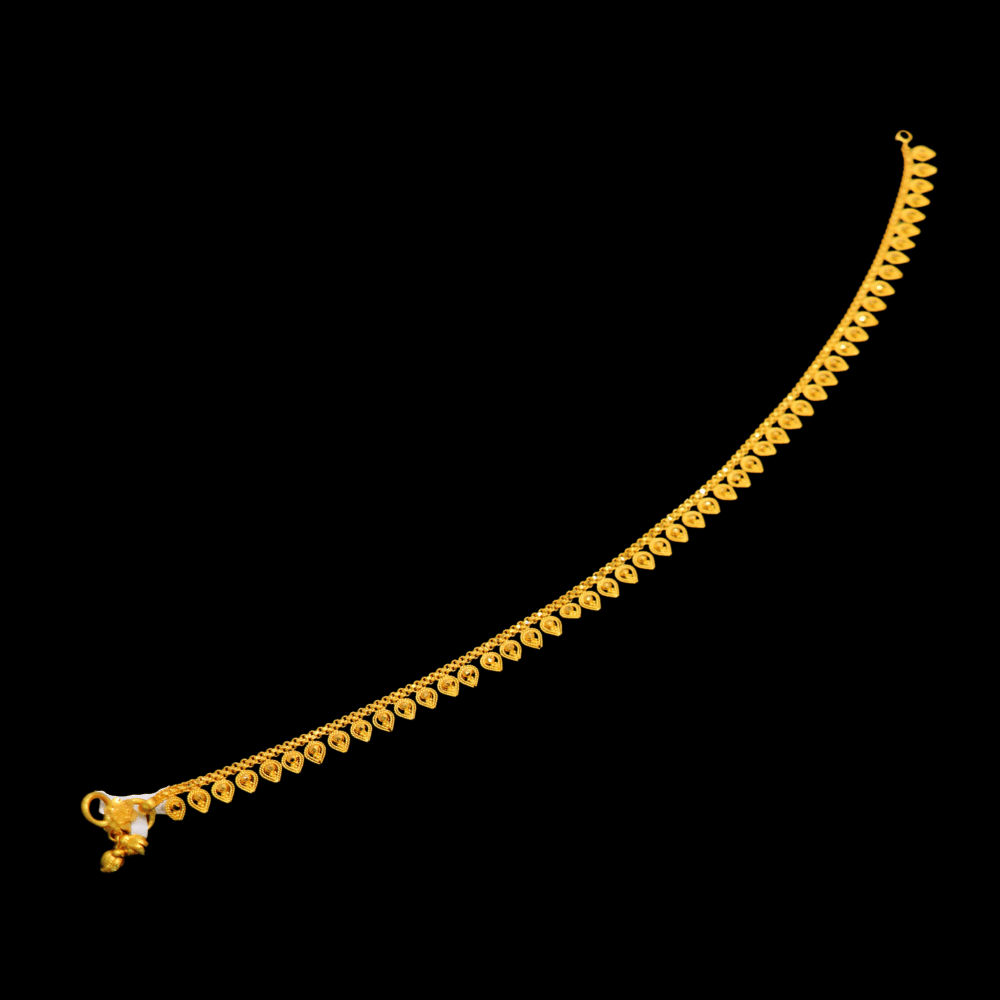 22K Gold Anklet 