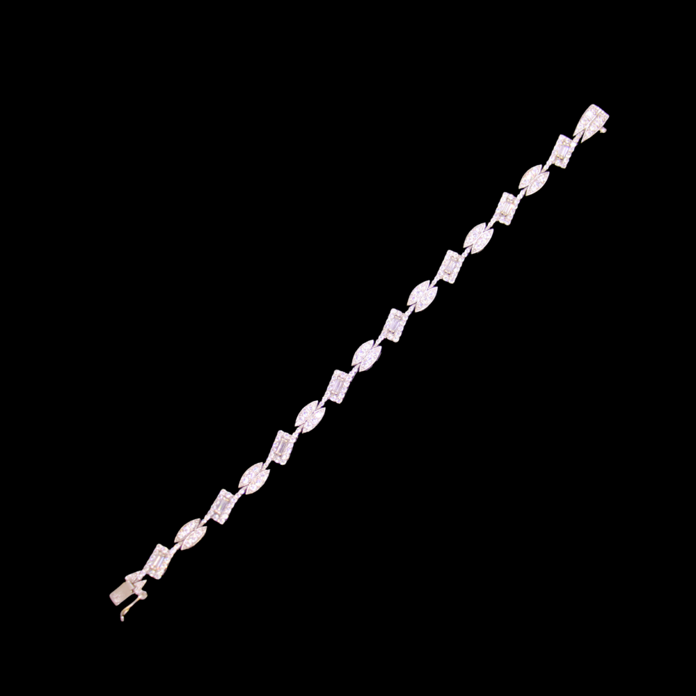 18K White Gold Bracelet