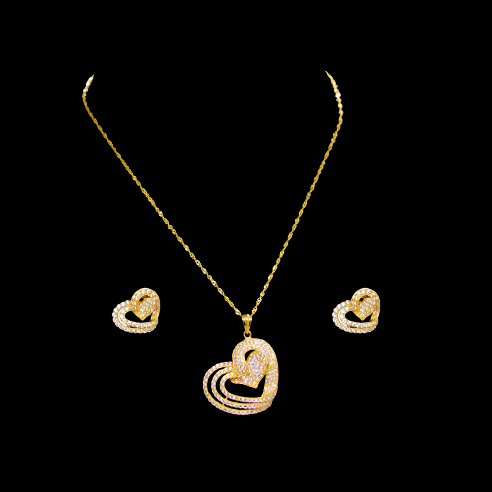 21K Gold Necklace Set 