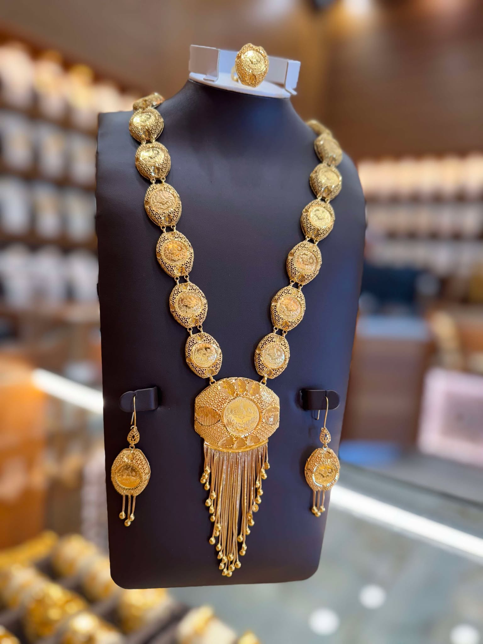 21K Gold Necklace Set