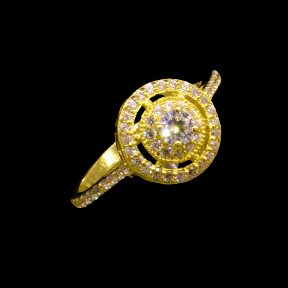 21K Gold Bridal Ring