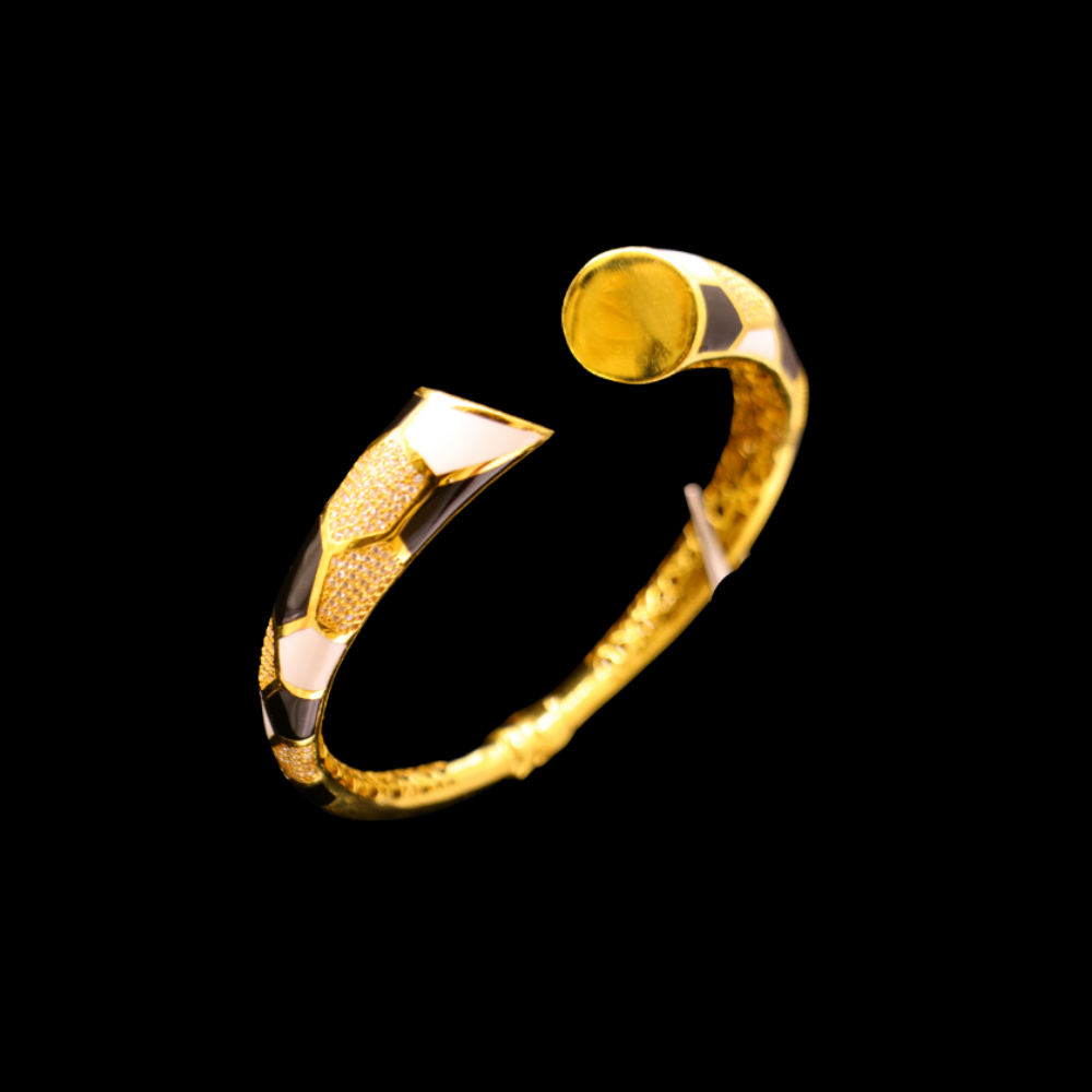 21K Gold Bangle Bracelet   