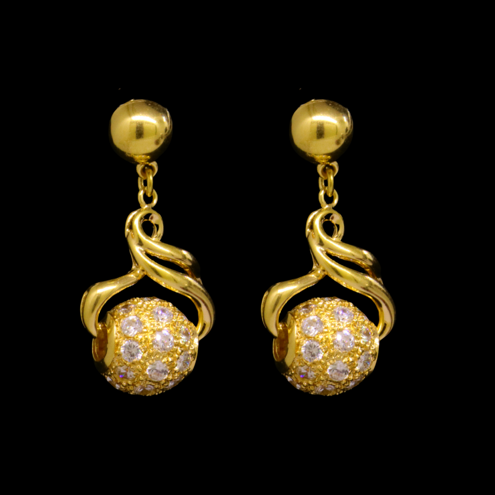 21K Gold Earrings