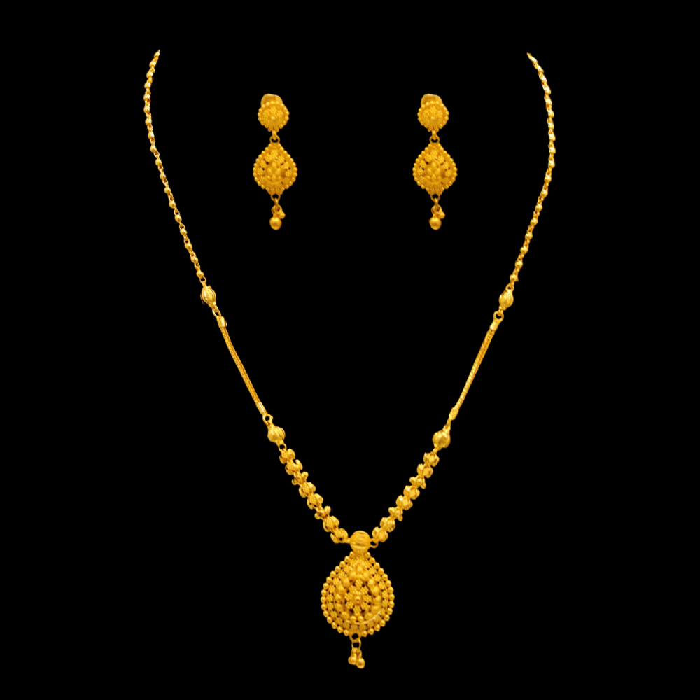 22K Gold Necklace Set