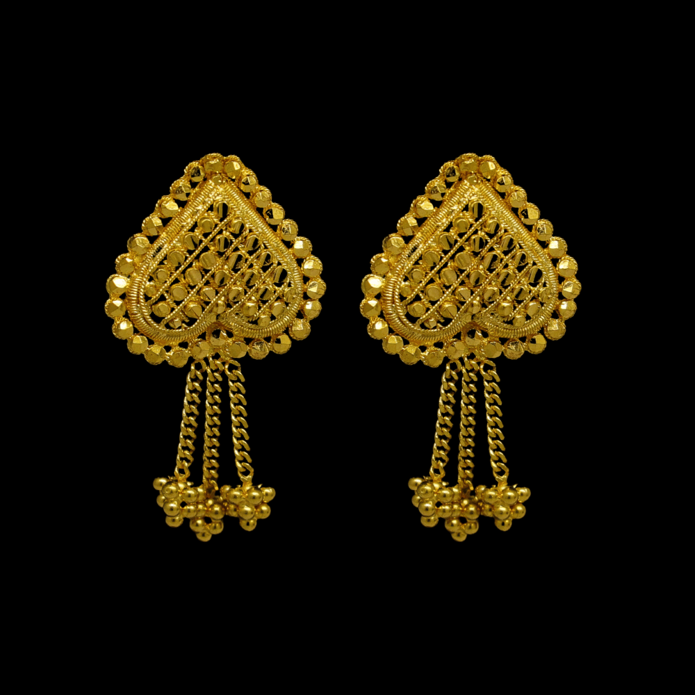 22K Gold Earrings 
