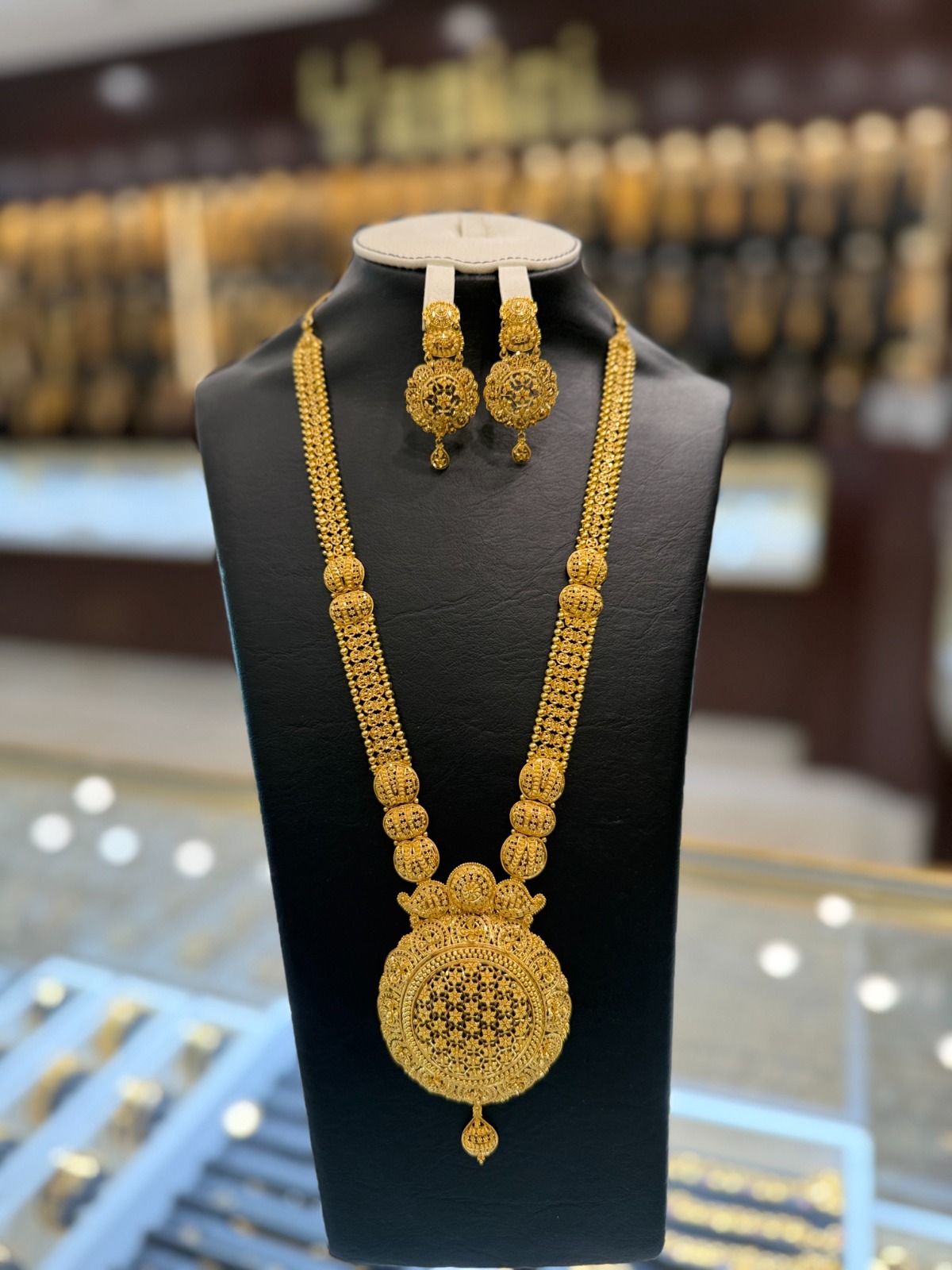 22K Gold Necklace Set    