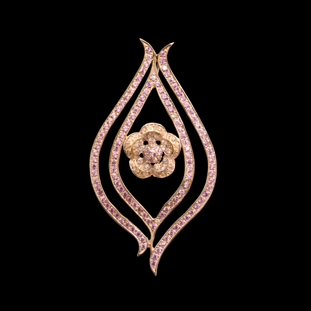 18K White Gold Pendant