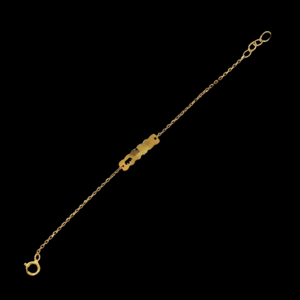 21K Gold Baby Bracelet     
