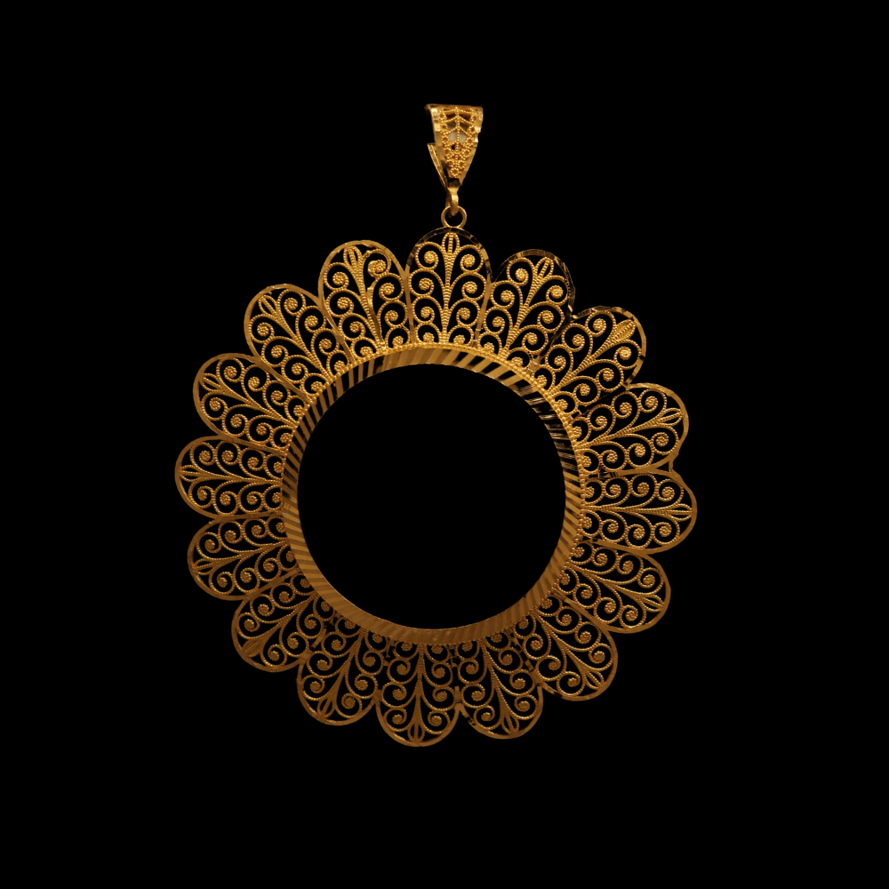 21K Gold Mokhamas Frame   