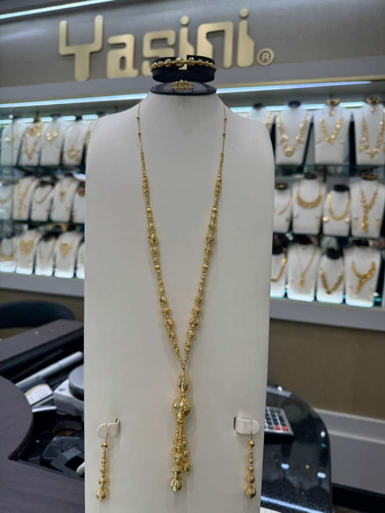 21K Gold Necklace Set  