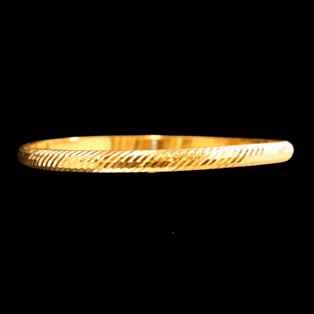 21K Gold Bangle Set OF 1 (S)