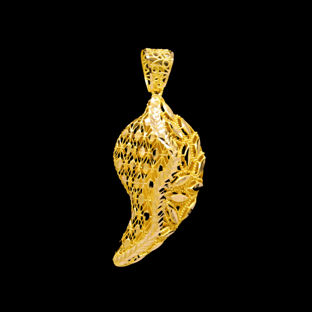 21K Gold Pendant 