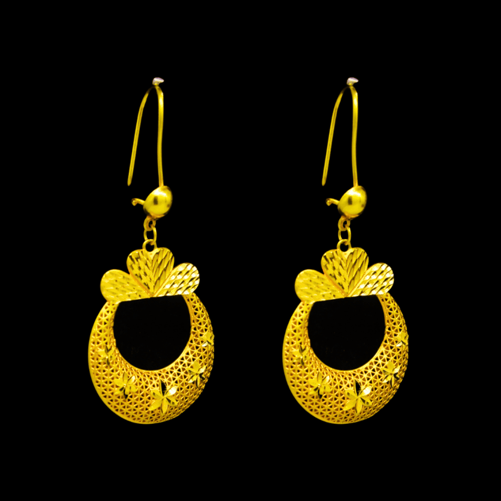 21K Gold Earrings  