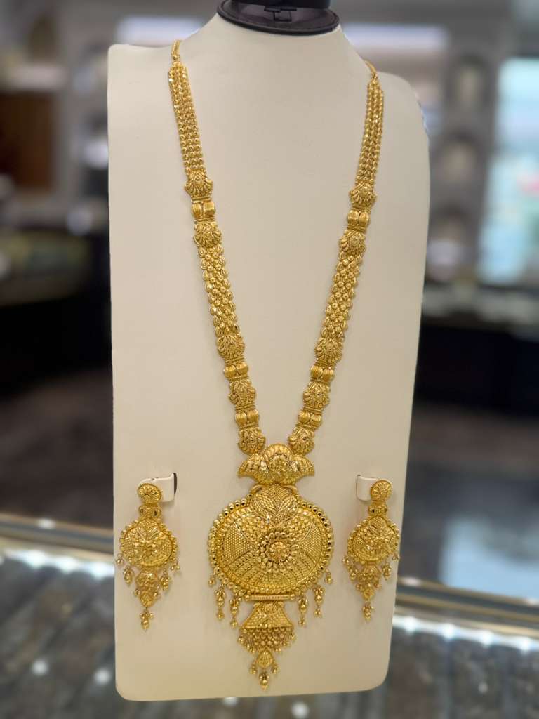 21K Gold Necklace Set 