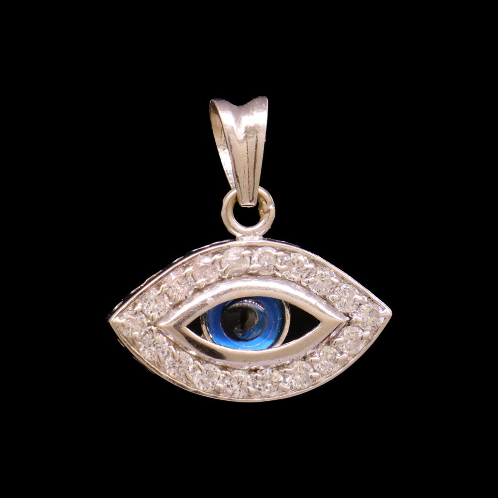 18K White Gold Pendant