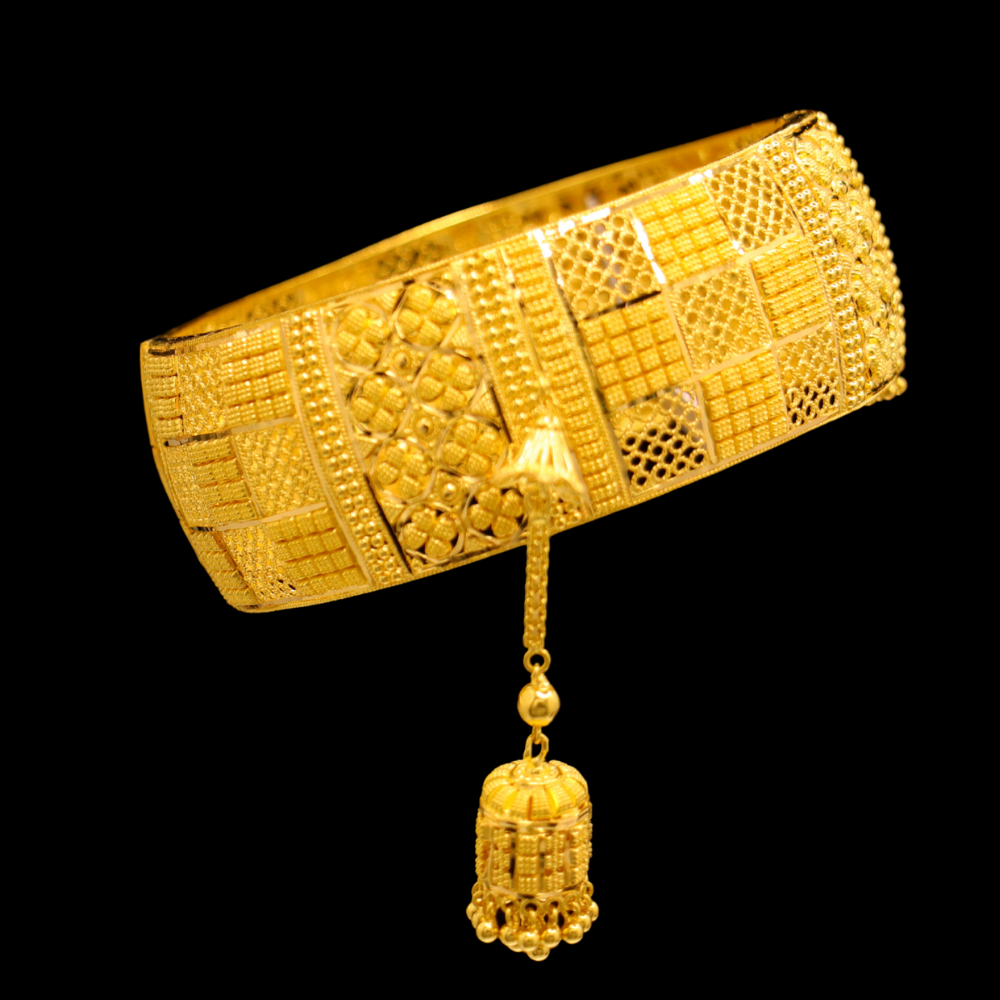 22K Gold Bangle Bracelet