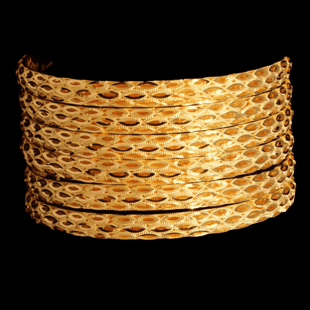 21K Gold Bangle Set (M)