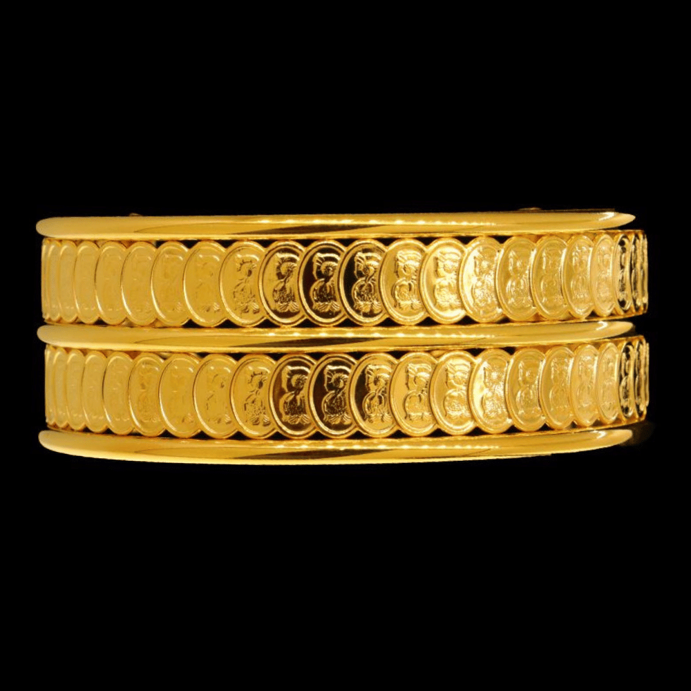 21K Gold Bangle Bracelet