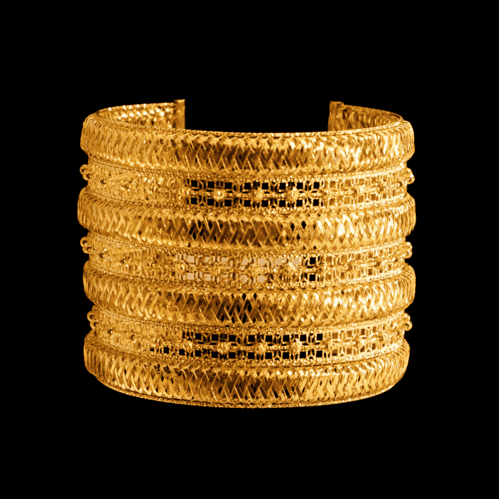 21K Gold Bangle Bracelet